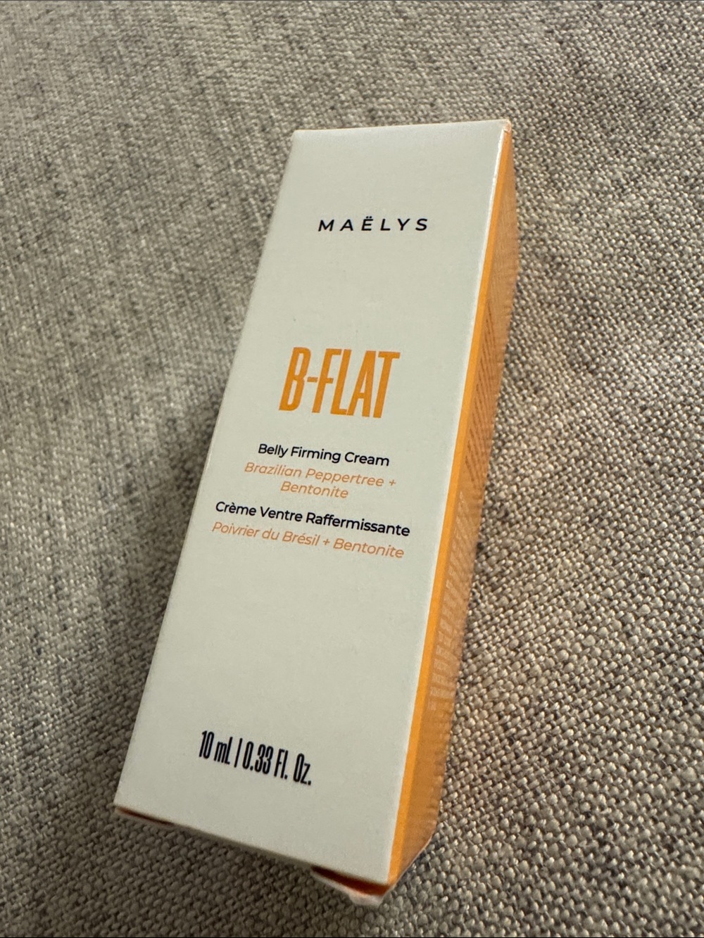 Maelys B-Flat Firming Belly Cream New travel size new in box 0.33 oz
